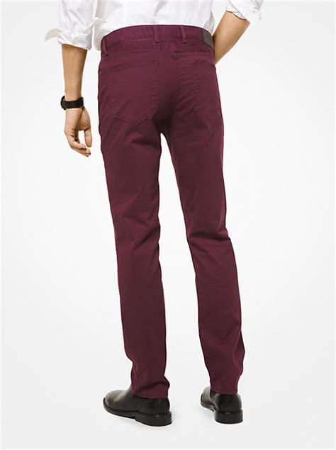 parker slim fit stretch trousers